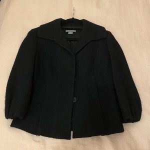 Ann Taylor black textured jacket